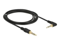 Delock Audiokabel 2m Sort