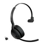 Jabra Evolve2 55 MS Mono Trådløs Høretelefoner Sort