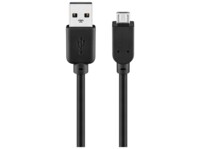 goobay USB-kabel 3m Sort