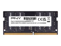 PNY Performance DDR4 16GB 3200MHz CL22 Ikke-ECC SO-DIMM 260-PIN