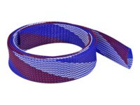 Delock 2m Blå Rød Hvid