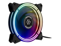 Inter-Tech ALSEYE Halo 3.0 Fan 1-pack Sort 120 mm