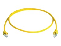 Telegärtner DataVoice Office CAT 6a SFTP, PiMF 25cm Patchkabel Yellow RAL 1018