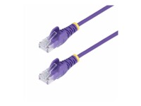 StarTech.com 5m Purple Slim CAT6 Ethernet Cable, Snagless, 28AWG, LSZH CAT 5/5e/6 Ikke afskærmet parsnoet (UTP) 5m Patchkabel Purple