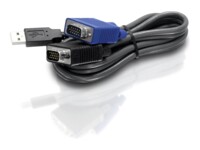 TRENDnet TK CU15 Kabel til tastatur / video / mus (KVM)