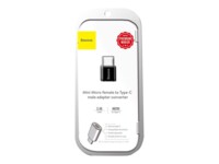 Baseus Mini USB-C adapter Sort