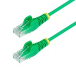 StarTech.com 15m Green Slim CAT6 Ethernet Cable, Snagless, 28AWG, LSZH CAT 5/5e/6 Ikke afskærmet parsnoet (UTP) 15m Patchkabel Grøn