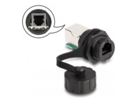 DeLOCK Netværkskobling Sort