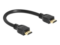 Delock High Speed HDMI with Ethernet HDMI-kabel med Ethernet 25cm