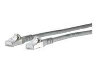METZ CONNECT CAT 6a S/FTP 50cm Patchkabel Grey