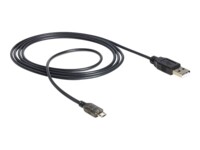 Delock USB-kabel 1.5m Sort