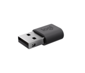 Logitech USB 2.0 USB-adapter Sort