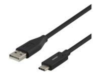 DELTACO USB Type-C kabel 2m Sort