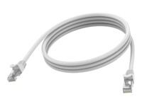 Vision CAT 6a Afskærmet parsnoet (STP) 1m Patchkabel Hvid