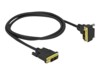 Delock DVI-kabel 1m Sort