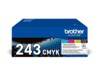Brother TN 243CMYK Value Pack Sort Gul Cyan Magenta 1000 sider Toner