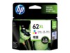 HP 62XL Farve (cyan, magenta, gul) 415 sider
