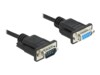 Delock Serielforlængerkabel 1m Sort