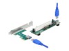 Delock Riser Card PCI Express x1 to 1 x PCI 32 Bit Slot with 60 cm cable