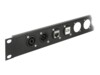 Delock Keystone Mounting 1 Port for D-type metal Sort
