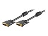 goobay DVI-kabel 2m Sort