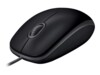 Logitech B110 Silent Optisk Kabling Sort
