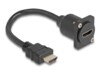 Delock HDMI-forlængerkabel 20cm Sort