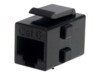 StarTech.com Cat 6 RJ45 Keystone Jack Network Coupler - F/F (C6KEYCOUPLER) CAT 6 Netværkskobling Sort