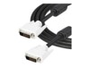 StarTech.com 2m DVI-D Dual Link Cable - Male to Male DVI-D Digital Video Monitor Cable - 25 pin DVI-D Cable M/M Black 2 Meter - 2560x1600 (DVIDDMM2M) DVI-kabel 2m Sort