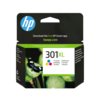 HP 301XL Farve (cyan, magenta, gul) 300 sider Blæk CH564EE