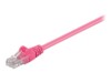 goobay CAT 5e Ikke afskærmet parsnoet (UTP) 1m Netværkskabel Magenta