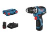 Bosch GSR 12V-35 FC Professional Bore-/skruemaskine 12V Uden batteri 2 batterier inkluderet
