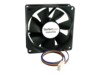 StarTech.com 80x25mm Computer Case Fan PWM - Pulse Width Modulation Connector - computer cooling Fan - 80mm Fan - pwm Fan (FAN8025PWM) Fan 1-pack Sort 80 mm