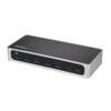 StarTech.com 7 Port USB C Hub with Fast Charge Port, USB-C to 5x USB-A 2x USB-C USB 3.0 (USB 3.1/3.2 Gen 1 SuperSpeed 5Gbps), Self Powered Type-C Hub w/ Power Adapter, Desktop/Laptop Hub - Windows/macOS/Linux (HB30C5A2CSC) Sort Sølv