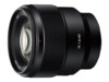 Sony SEL85F18 Telefoto objektiv Sort