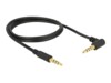 Delock Audiokabel 1m Sort