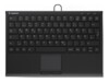 KeySonic KSK-5211ELU Tastatur Membran Hvid Trådløs Tysk