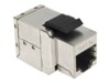 Delock Keystone RJ45 Bu-Bu Cat6a metall