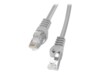 Lanberg CAT 6 Kabel med folie og kobberfletning (FTP) 3m Patchkabel Grey RAL 7035