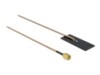 DeLOCK WLAN 802.11 ac/ax/a/h/b/g/n Antenna SMA plug 0.5 - 1.2 dBi RG-178 1 m PCB internal self adhesive Antenne Sort