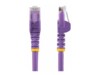 StarTech.com 1.5m CAT6 Cable - Purple Snagless CAT 6 Wire - 100W RJ45 UTP 650MHz Category 6 Network Patch Cord UL/TIA (N6PATC150CMPL) CAT 6 Ikke afskærmet parsnoet (UTP) 1.5m Patchkabel Lilla
