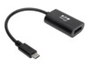 Eaton Tripp Lite Series USB C to DisplayPort Video Adapter Converter 4K x 2K @ 60Hz, Black, USB Type C to DP, USB-C, USB Type-C 6in