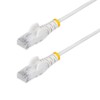 StarTech.com 7m White Slim CAT6 Ethernet Cable, Snagless, 28AWG, LSZH CAT 5/5e/6 Ikke afskærmet parsnoet (UTP) 7m Patchkabel Hvid
