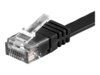 Goobay RJ45 CAT 6 Angled U/UTP CCA 20m Black