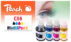 Peach 321697 Sort, Cyan, Magenta, Gul 6000 sider Blæk