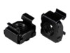 StarTech.com M5 Cage Nuts - 50 Pack, Black - M5 Mounting Cage Nuts for Server Rack & Cabinet (CABCAGENUTSB) Burmøtrik Sort