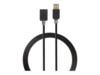 Nedis USB forlængerkabel 2m Sort