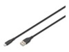 ASSMANN Lightning-kabel 50cm Sort