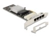 DeLock Netværksadapter PCI Express 2.1 x4 1Gbps