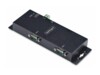 StarTech.com 2P Serial to Ethernet Adapter, IP LAN to RS232 DB9 Converter Enhedsserver 2porte Væg/DIN-skinnemonterbar